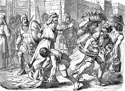Nehemiah at the Gate rejects Sabbath sanctification, sale of food, Jerusalem, The Book of Nehemiah,
