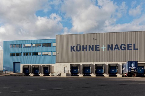 Warenlager Kühne u. Nagel, logistics service provider, Logoport, Duisburger Hafen,