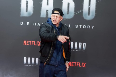 Leonard Kunz at the premiere of the Netflix film Babo in the Astor Film Lounge Berlin on 24.10.2025