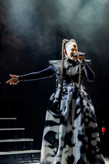 LaFee (real name: Christina Klein) live on Shadow & Light Tour 2025 at Berlin's Tempodrom on 26.10