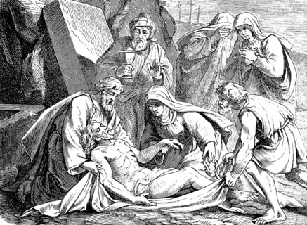 Entombment of Jesus, cave, rock, Mary Magdalene, grave, grief, death, tears, chalice, woman, three