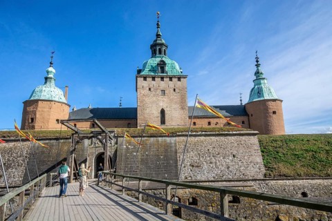 Kalmar slott castle in Sweden. Kalmar Castle was build in the 12th century. It was here that the