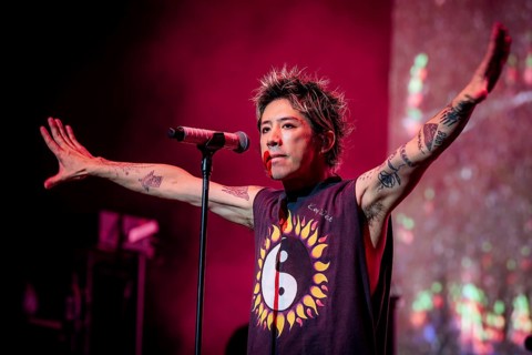 Singer Takahiro Moriuchi from One Ok Rock live on Detox European Tour 2025 in Berlin's