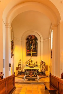 St. Michael's Church with the side altar, Michaeler Platz, near the Hofburg Imperial Palace,