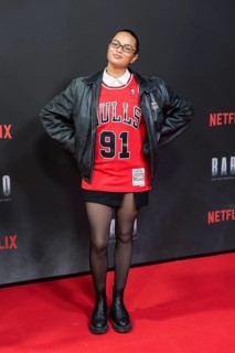 Taneshia Abt at the premiere of the Netflix film Babo in the Astor Film Lounge Berlin on 24.10.2025