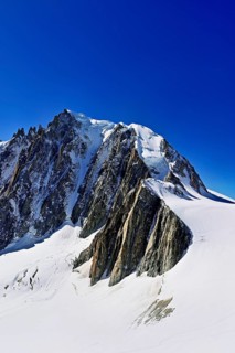 View of the Mont Blanc du Tacul mountain from the Télécabine Panorama Railway, Chamonix-Mont-Blanc,