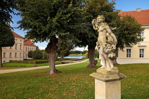 Rheinsberg Castle, countryside, Ostprignitz-Ruppin district, prime example of Friederician Rococo,