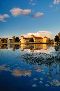 Rheinsberg Castle, lakeside with Lake Grienerick, Ostprignitz-Ruppin district, prime example of