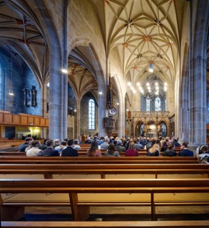 Monastery church, Bebenhausen Abbey, former Cistercian abbey, monastery complex, interior, OT