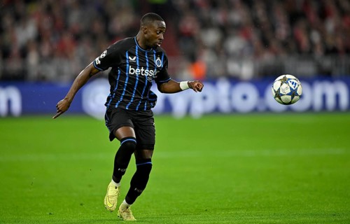 Carlos Forbs Club Brugge FC Brugge (09) Champions League ball action, Allianz Arena, Munich,