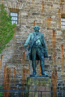 Bronze statue of Frederick William I King of Prussia, Hohenzollern Castle, ancestral home of the