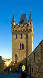 Eagle Tower and part of the fortification, Hohenzollern Castle, ancestral home of the House of