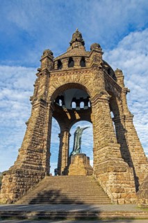 Kaiser-Wilhelm-Denkmal, Porta Westfalica, North Rhine-Westphalia, Germany
