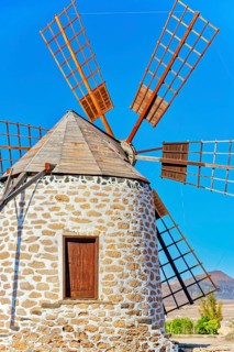 Traditional windmill, Fuerteventura, Canary Islands, Spain