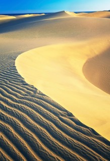 Sand dunes, Maspalomas, Playa del Ingles, Gran Canaria, Canary Islands, Spain