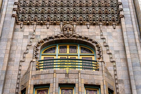 Tuschinski Theatre, Pathé Tuschinski, traditional 1920s Art Deco style cinema, Reguliersbreestraat,