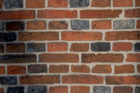 House wall, brick wall, brick wall, Germany
