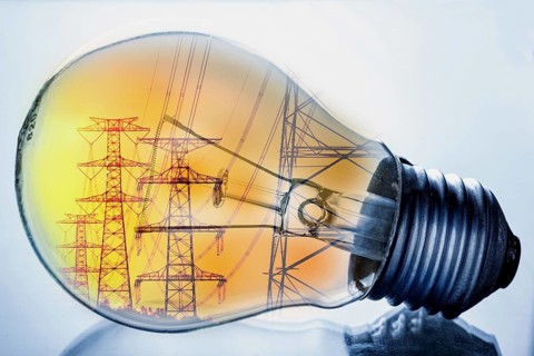 Symbolic image, power supply, lack of power lines, network security, energy transition, nuclear