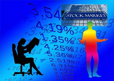 Symbol, stock exchange, dollar development under Trump, economy, stock market prices, falling