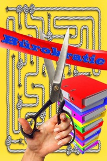 Symbolic photo, fighting bureaucracy, nonsensical laws, SMEs and industry lawsuits, digitization of