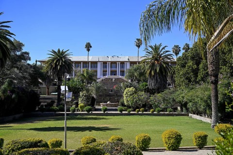 Ink Palace, seat of the Namibian Parliament, National Assembly, Windhoek, Khomas region, Namibia