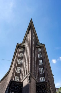 Chile House, former office building, brick expressionism, architect Fritz Höger, UNESCO World