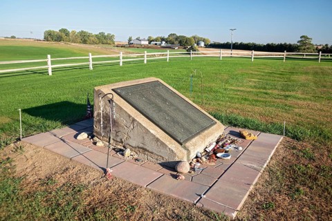 Canton, South Dakota - A marker lists the names of 120 patients at the Canton Asylum for Insane