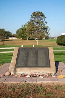 Canton, South Dakota - A marker lists the names of 120 patients at the Canton Asylum for Insane