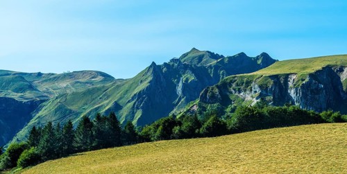 Auvergne Volcanoes Regional Park. The Puy de Sancy . Puy de Dome. Auvergne Rhone Alpes. France