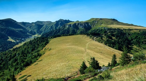 Auvergne Volcanoes Regional Park. The Sancy Massif, Puy de Dome. Auvergne Rhone Alpes. France