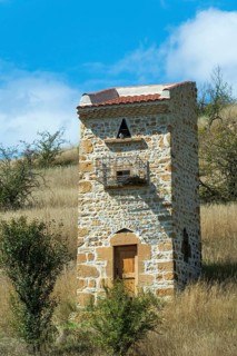 Dovecote in Limagne plain, Puy de Dome department, Auvergne Rhone Alpes, France