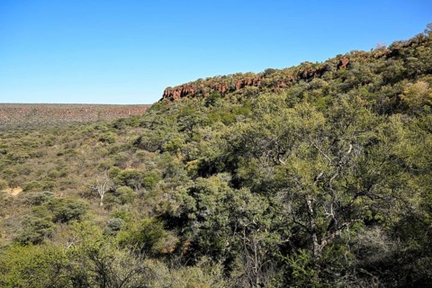 View of the Waterberg, Otjozondjupa region, Namibia