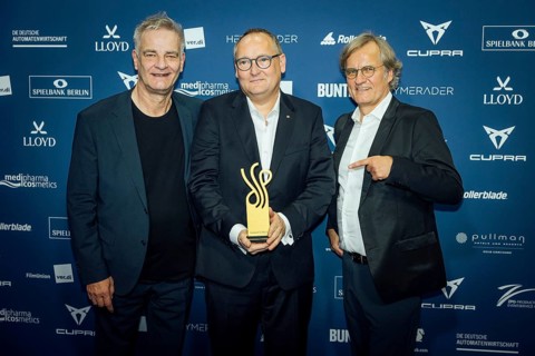Heinrich Schafmeister, Bernhard F. Störkmann and Matthias von Fintel, winners in the Inspiration