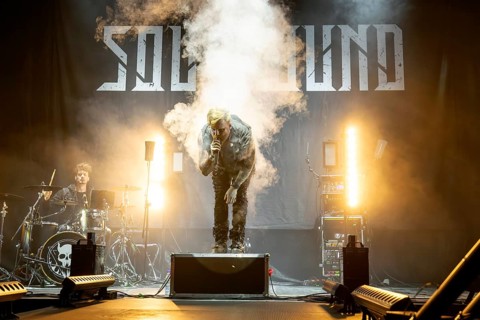 Johannes Johnny Stecker, Singer, Soulbound, Metal Band, D, live at Columbiahalle Berlin on 10