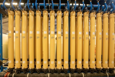 Park City, Utah - The Signal Hill water treatment plant at Mountain Regional Water. Power to