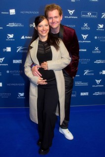 Nadja Jo Klapper and Johannes Heinrichs, DEUTSCHER SCHAUSPIELPREIS 2025, Red Carpet at PULLMAN