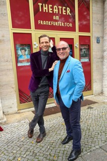 Marc Rudolf and Dennis Schönwetter at the annual press conference for the 2025/2026 season at the