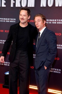 Director Scott Cooper and Jeremy Allen White at the premiere of the cinema film 'Springsteen: