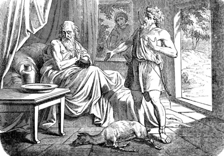 Isaac recognises Esau's deception and is horrified beyond measure, Jacob the hunter at his father's