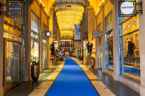 Mädler Passage, shopping arcade, Leipzig, Saxony, Germany