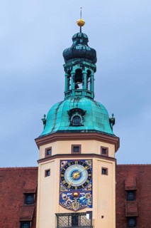 Tower at the City History Museum, Old Town Hall, Leipzig, Saxony, Germany