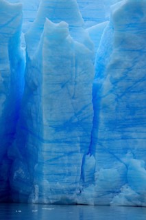 Grey Glacier, in Grey Lake, Torres del Paine National Park, Patagonia, Chile, South America