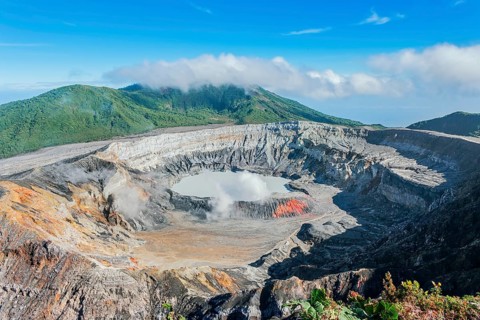 Poas volcano, Poas National Park, Costa Rica, Central America
