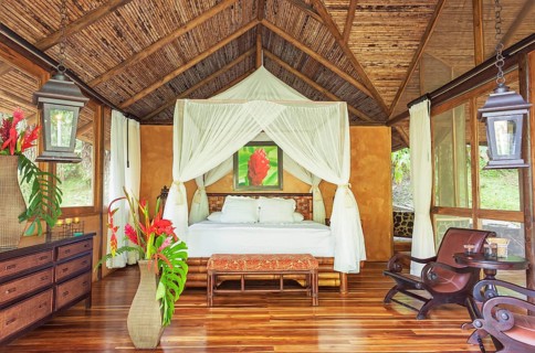 Pacuare river Eco lodge room interior, Costa Rica, Central America