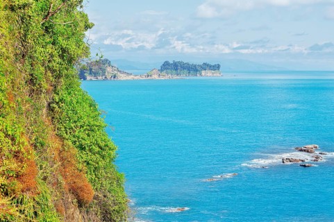 Manuel Antonio National Park, elevated view, Quepos, Costa Rica, Central America