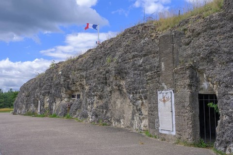 Fort de Vaux from the 1st World War, Douaumont, Département Meuse, France