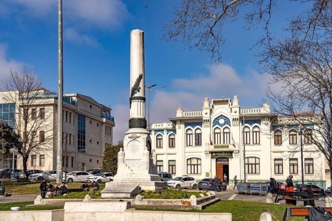 The Monument to the Martyrs of Aviation in Fatih Istanbul, Turkey