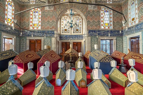 The Sultan Ahmet Mausoleum in Istanbul, Turkey