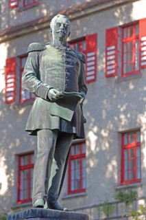 Monument to Prince Karl Anton von Hohenzollern, sculpture, Sigmaringen, Swabian Alb,