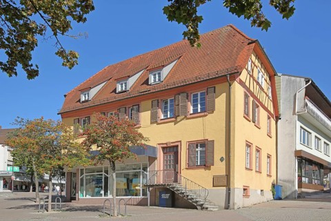 Bronner House, home of winegrower, pharmacist and writer Johann Philipp Bronner, Unterer Markt,
